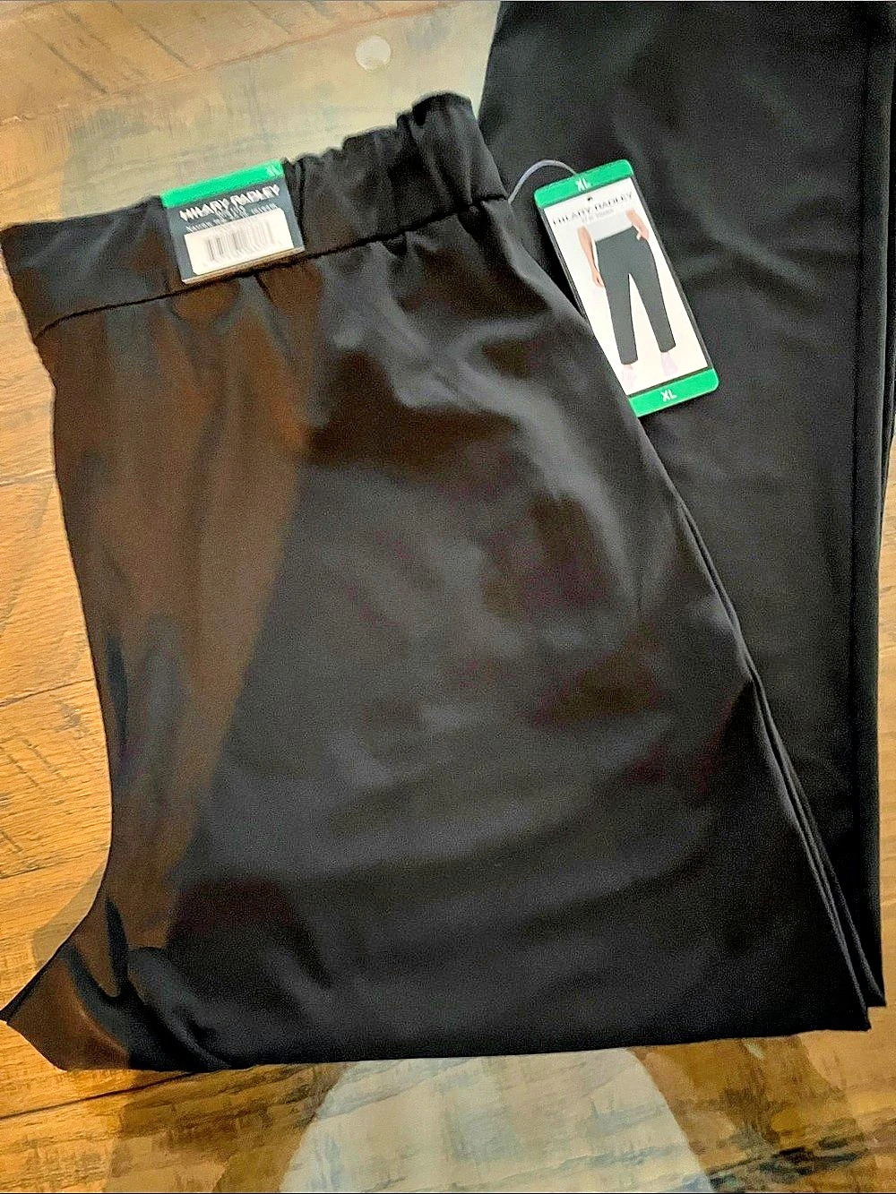 Hilary Radley Mid Rise Narrow Leg Ankle Pant Pants Black XL
